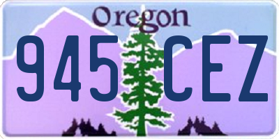 OR license plate 945CEZ