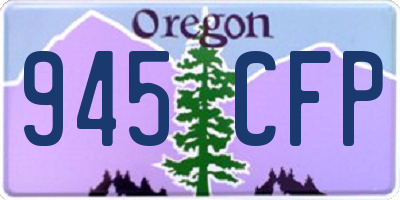 OR license plate 945CFP