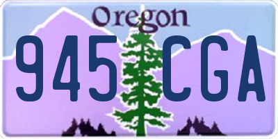 OR license plate 945CGA