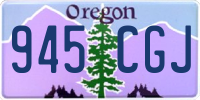 OR license plate 945CGJ