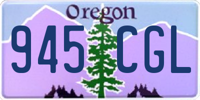 OR license plate 945CGL