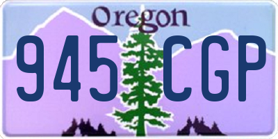 OR license plate 945CGP