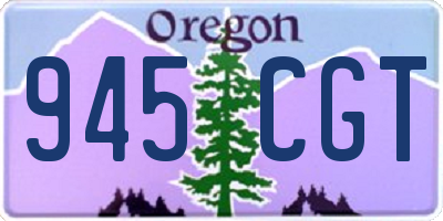 OR license plate 945CGT