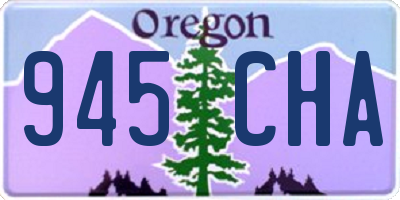 OR license plate 945CHA