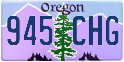 OR license plate 945CHG