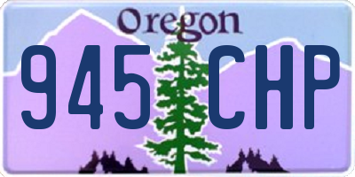 OR license plate 945CHP