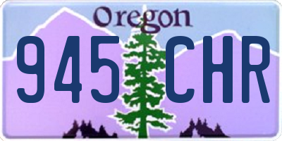 OR license plate 945CHR