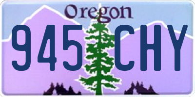 OR license plate 945CHY