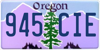 OR license plate 945CIE