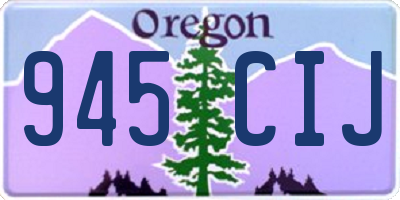 OR license plate 945CIJ