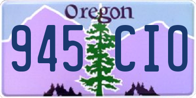 OR license plate 945CIO