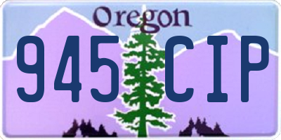 OR license plate 945CIP