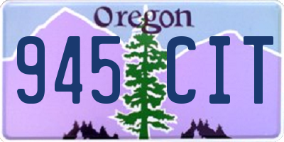 OR license plate 945CIT