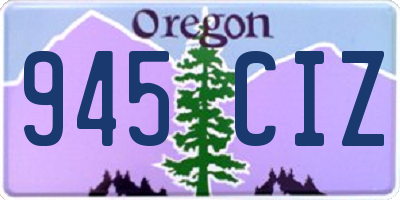 OR license plate 945CIZ
