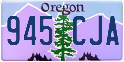 OR license plate 945CJA
