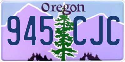 OR license plate 945CJC