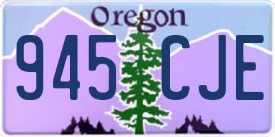 OR license plate 945CJE