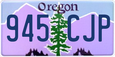 OR license plate 945CJP