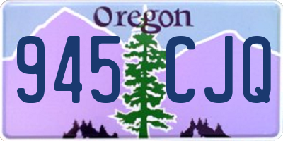 OR license plate 945CJQ