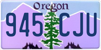 OR license plate 945CJU