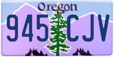 OR license plate 945CJV