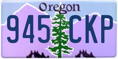OR license plate 945CKP