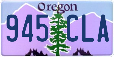 OR license plate 945CLA
