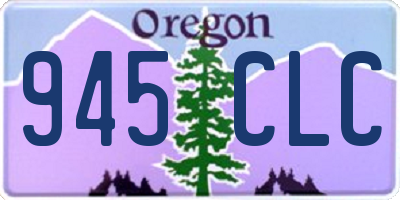 OR license plate 945CLC
