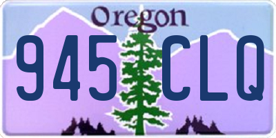 OR license plate 945CLQ