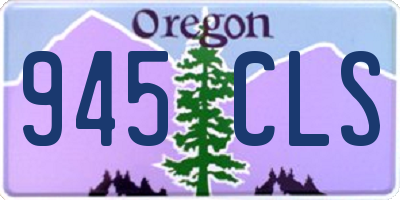 OR license plate 945CLS