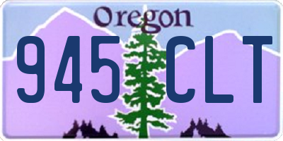 OR license plate 945CLT