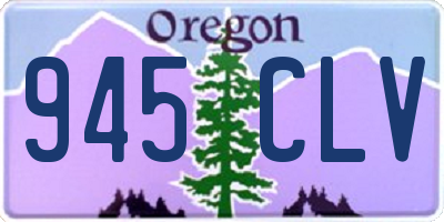 OR license plate 945CLV