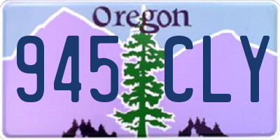 OR license plate 945CLY