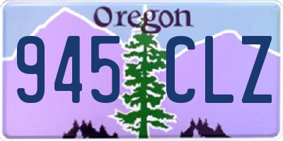 OR license plate 945CLZ