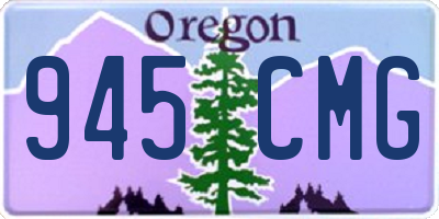 OR license plate 945CMG