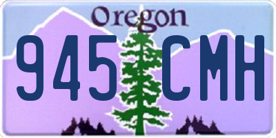 OR license plate 945CMH