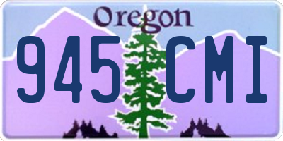 OR license plate 945CMI