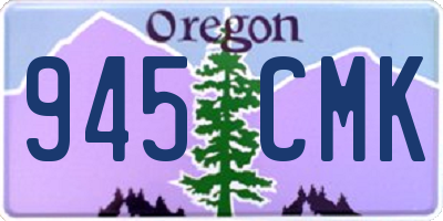 OR license plate 945CMK