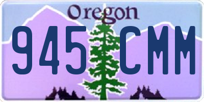 OR license plate 945CMM