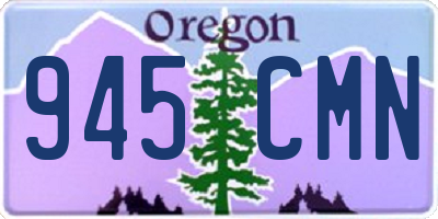 OR license plate 945CMN
