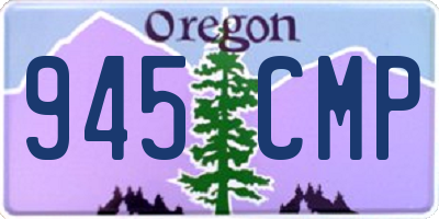 OR license plate 945CMP