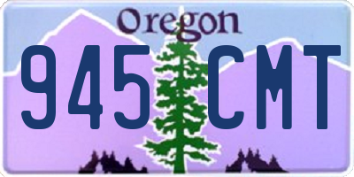 OR license plate 945CMT