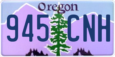 OR license plate 945CNH