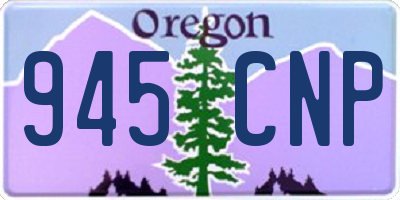 OR license plate 945CNP
