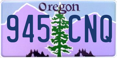 OR license plate 945CNQ