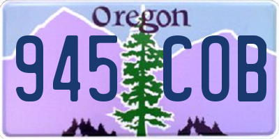 OR license plate 945COB