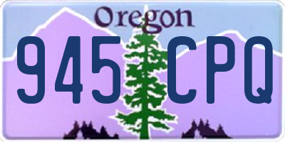 OR license plate 945CPQ