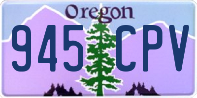 OR license plate 945CPV