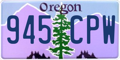OR license plate 945CPW