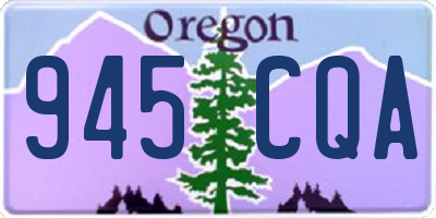 OR license plate 945CQA